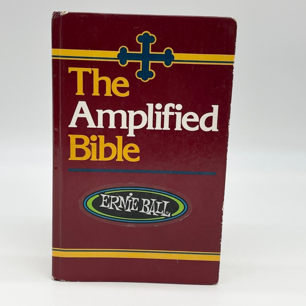Amplified Bible Hardcover 1987 Christian Study Bible Zondervan Old New Testament